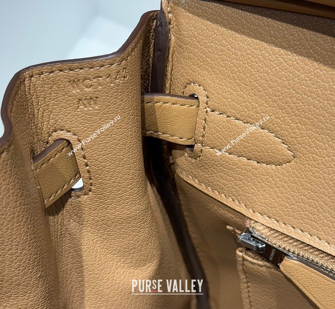 Hermes Birkin 30cm Bag in Canvas and Swift Calfskin Leather Biscuits Beige 2026 (FL-260131026)