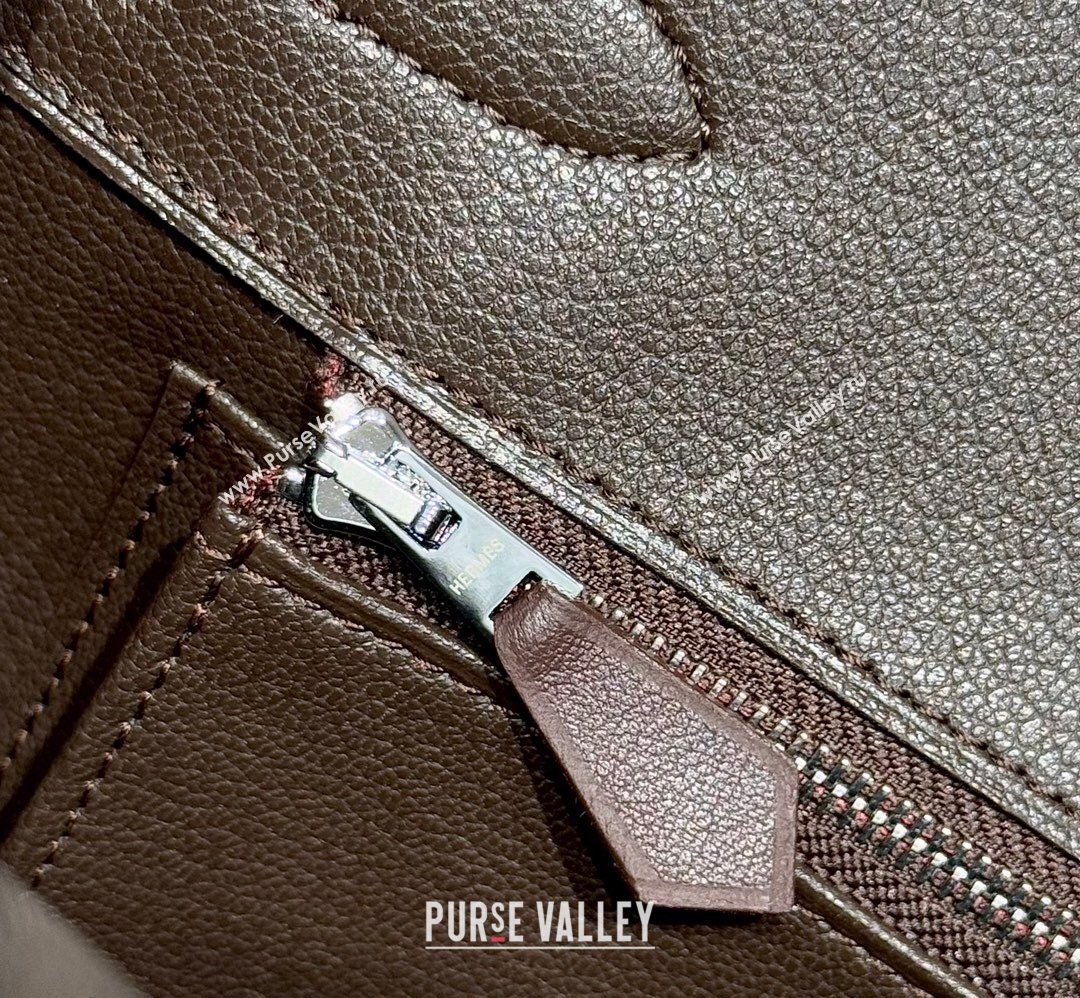 Hermes Birkin 30cm Bag in Canvas and Swift Calfskin Leather Ebony 2026 (FL-260131027)