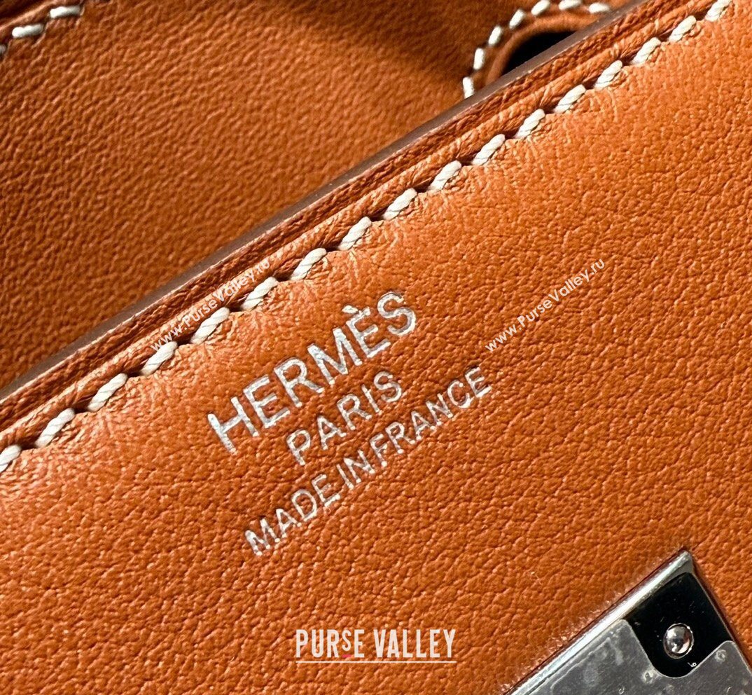 Hermes Birkin 30cm Bag in Canvas and Swift Calfskin Leather Brown/Silver 2026 (FL-260131029)
