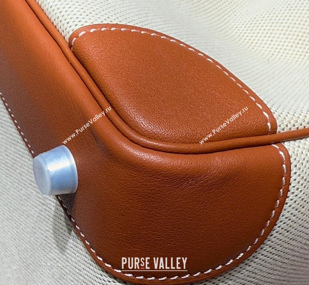 Hermes Birkin 30cm Bag in Canvas and Swift Calfskin Leather Brown/Silver 2026 (FL-260131029)