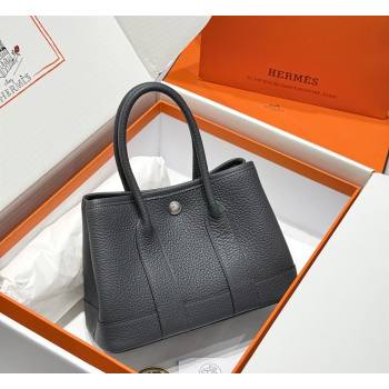 Hermes Garden Party Mini Bag 23cm in Negonda Leather Graphite Grey/Silver 2026 (Half Handmade) (FL-260131035)