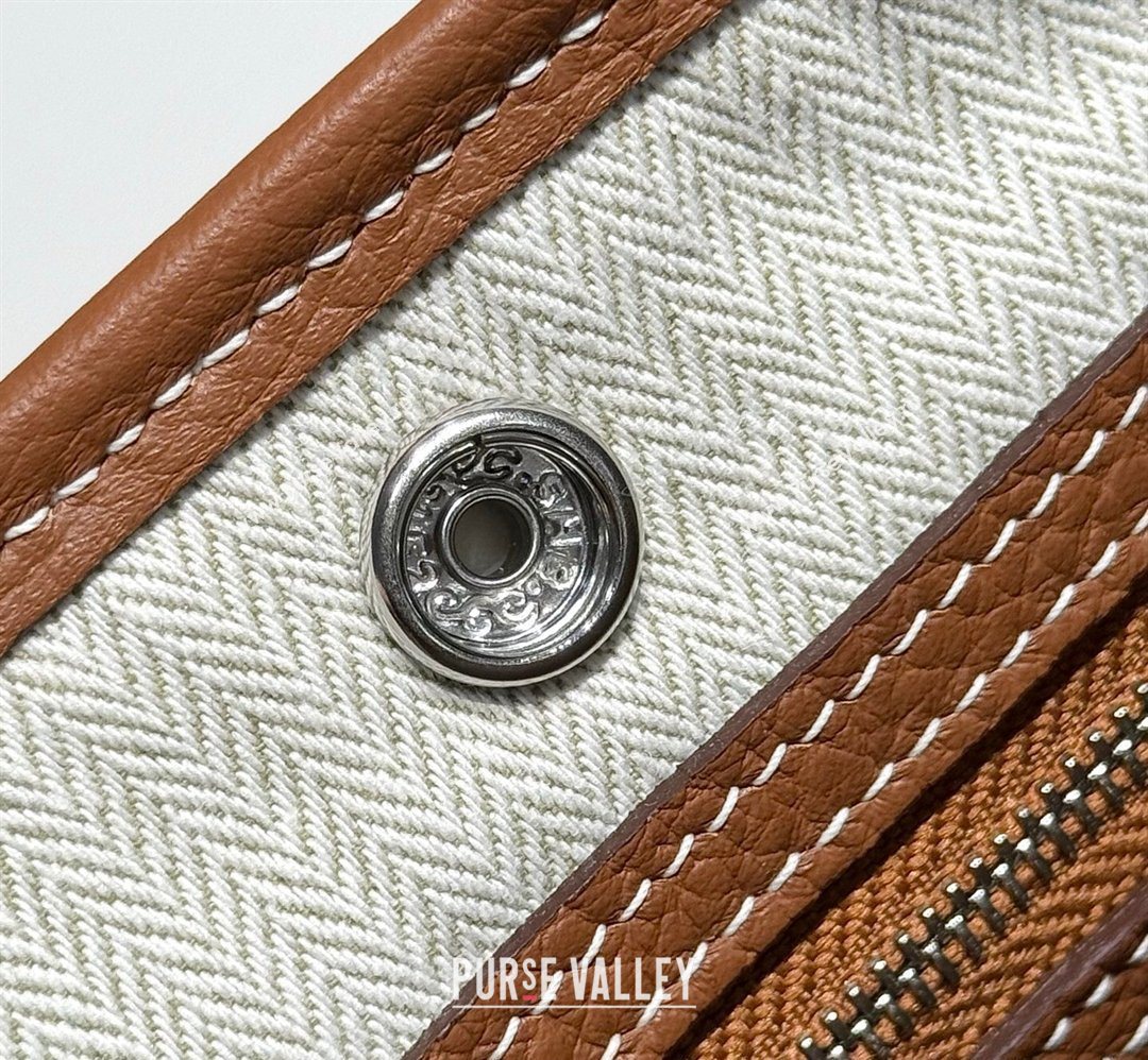 Hermes Garden Party Mini Bag 23cm in Negonda Leather Brown/Silver 2026 (Half Handmade) (FL-260131037)