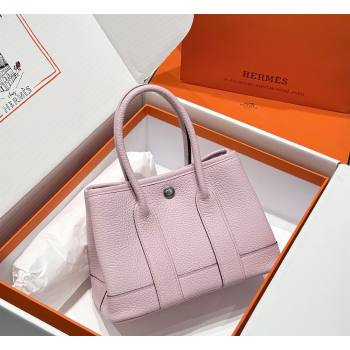 Hermes Garden Party Mini Bag 23cm in Negonda Leather Dreamy Purple/Silver 2026 (Half Handmade) (FL-260131039)