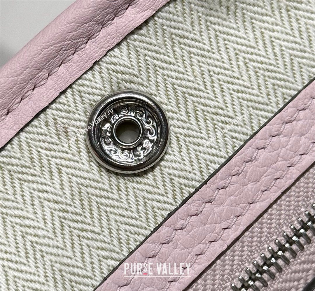 Hermes Garden Party Mini Bag 23cm in Negonda Leather Dreamy Purple/Silver 2026 (Half Handmade) (FL-260131039)