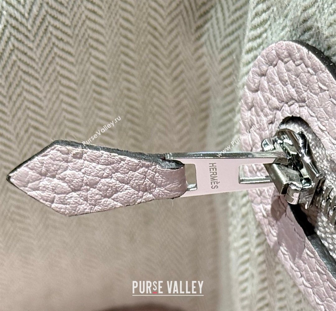 Hermes Garden Party Mini Bag 23cm in Negonda Leather Dreamy Purple/Silver 2026 (Half Handmade) (FL-260131039)