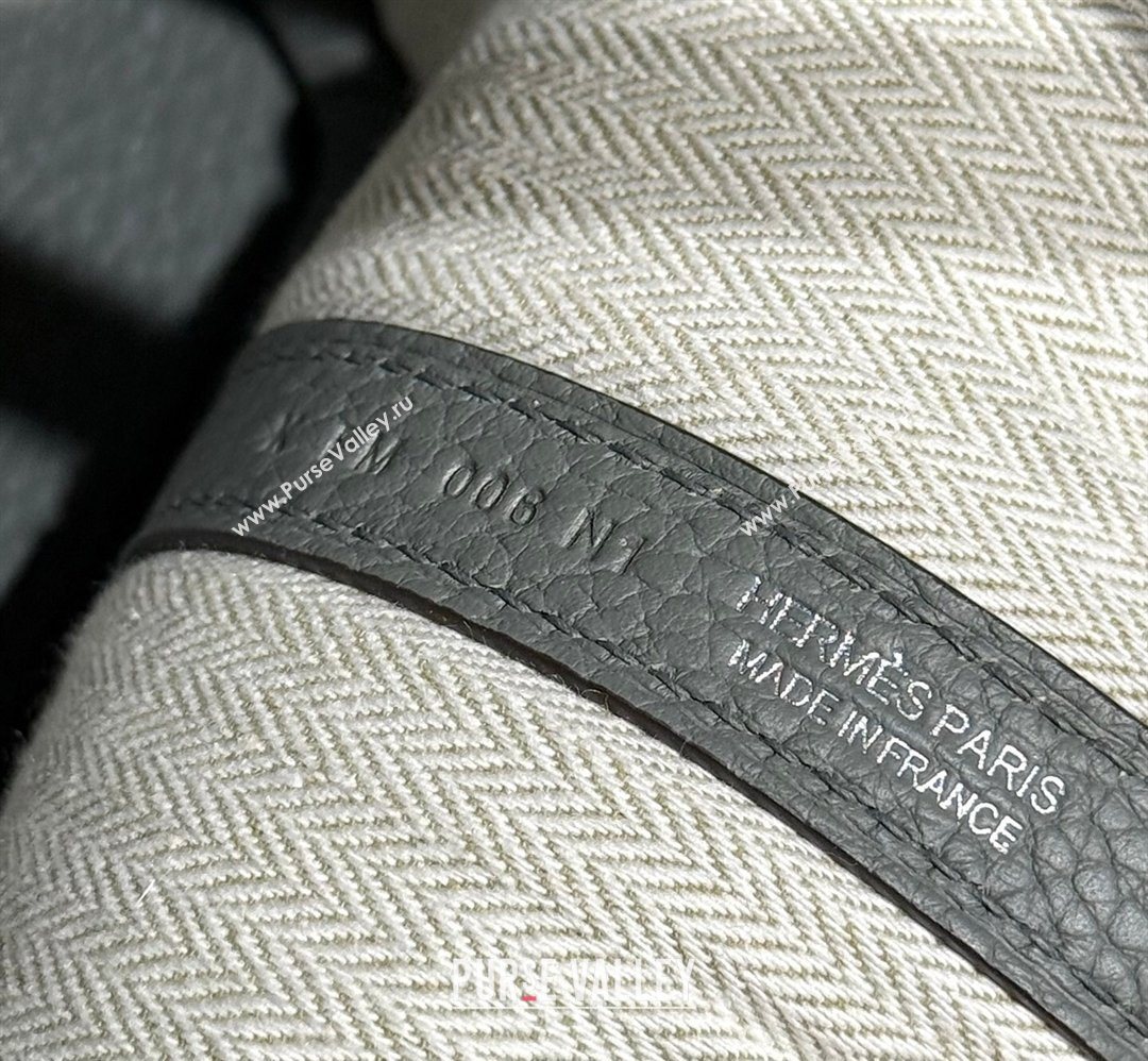 Hermes Garden Party Mini Bag 23cm in Negonda Leather Cloud Grey/Silver 2026 (Half Handmade) (FL-260131040)