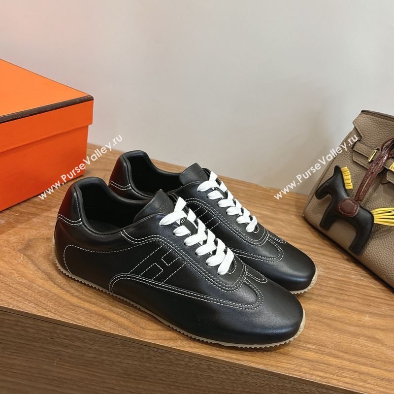 Hermes Master Sneakers in Calfskin Leather Black 2026 H261010 (XC-260304134)