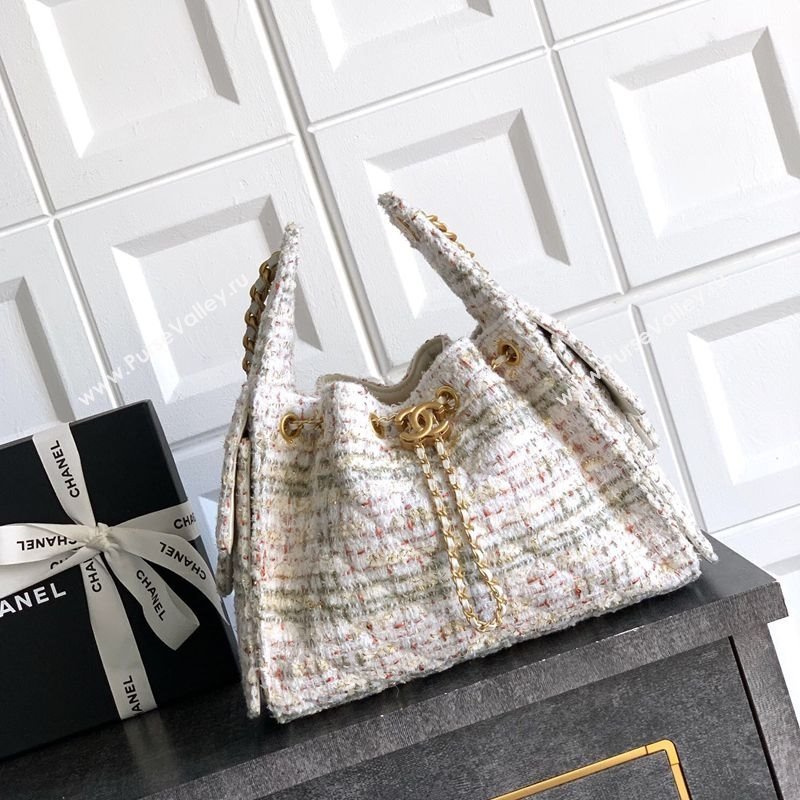 Chanel 25 Tweed Small Handbag AS5293 Pink 2025 0812 (yezi-250812060)