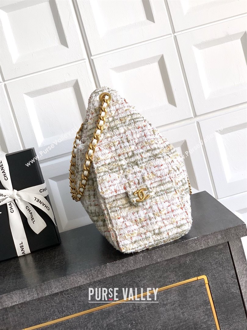 Chanel 25 Tweed Small Handbag AS5293 Pink 2025 0812 (yezi-250812060)