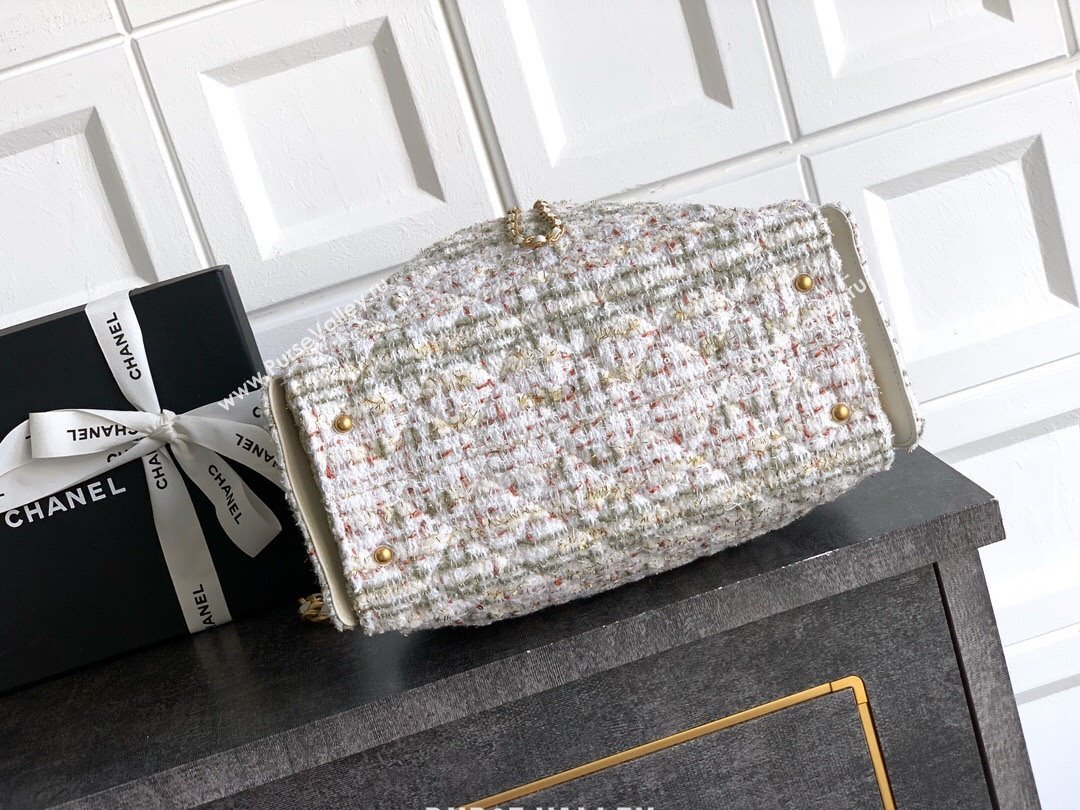 Chanel 25 Tweed Small Handbag AS5293 Pink 2025 0812 (yezi-250812060)