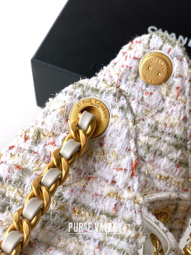 Chanel 25 Tweed Small Handbag AS5293 Pink 2025 0812 (yezi-250812060)