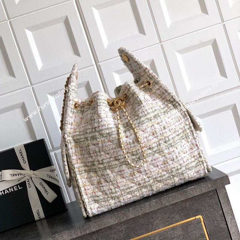 Chanel 25 Tweed Medium Handbag AS5311 Pink 2025 0812 (yezi-250812059)