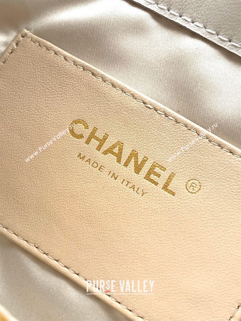 Chanel 25 Mini Hobo Handbag in Tweed Pink 2025 AS5631 (yezi-250812064)