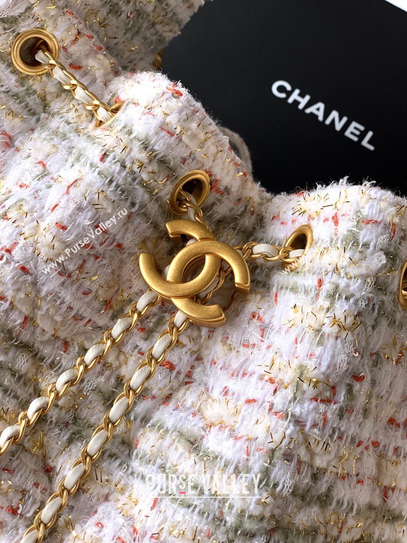 Chanel 25 Tweed Medium Handbag AS5311 Pink 2025 0812 (yezi-250812059)