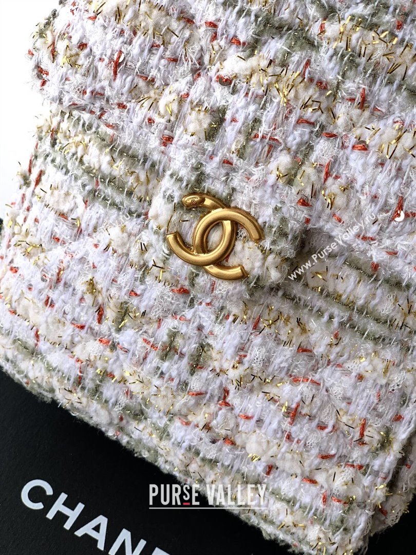 Chanel 25 Tweed Medium Handbag AS5311 Pink 2025 0812 (yezi-250812059)