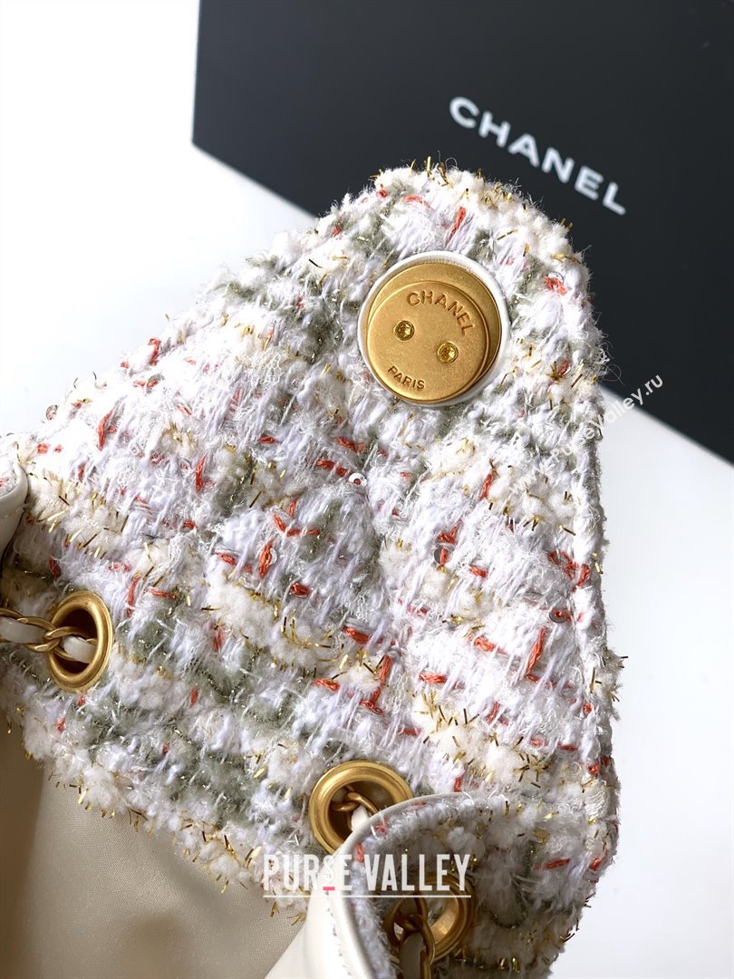 Chanel 25 Tweed Medium Handbag AS5311 Pink 2025 0812 (yezi-250812059)