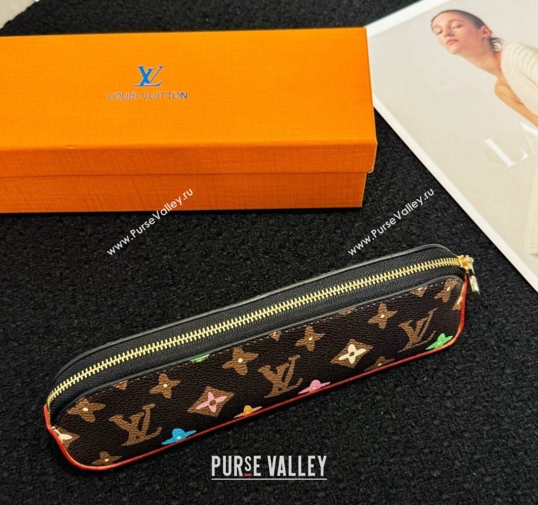 Louis Vuitton Elizabeth Pencil Pouch in Monogram Craggy Brown 2024 (HY-240617125)