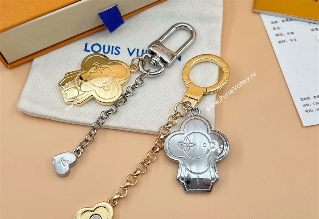 Louis Vuitton Vivienne Chain Bag Charm and Key Holder Silver/Gold 2024 0731 (HY-240731045)