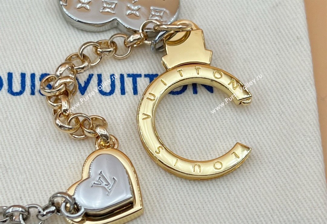 Louis Vuitton Vivienne Chain Bag Charm and Key Holder Silver/Gold 2024 0731 (HY-240731045)