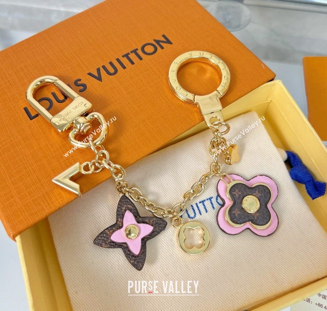 Louis Vuitton Blooming Flower Chain Bag Charm and Key Holder Pink 2024 (HY-241202003)