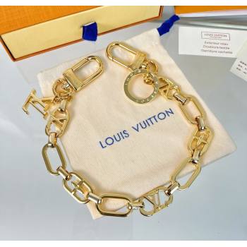 Louis Vuitton Chain Bag Charm and Key Holder Gold 2024 1202 (HY-241202007)