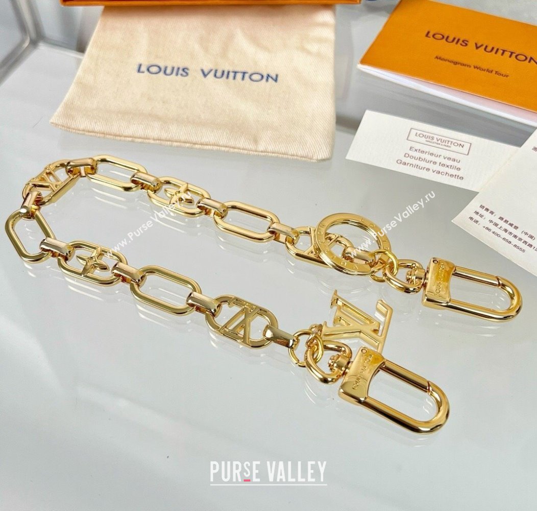 Louis Vuitton Chain Bag Charm and Key Holder Gold 2024 1202 (HY-241202007)