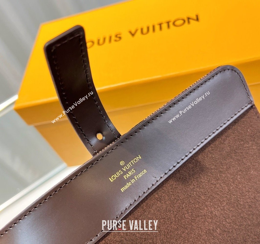 Louis Vuitton Watch Case 3 Damier Ebene 2025 M47530 (HY-250312020)