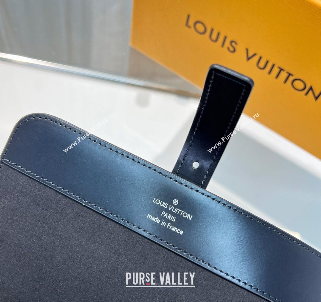 Louis Vuitton Watch Case 3 Black Damier Graphite 2025 M47530 (HY-250312024)