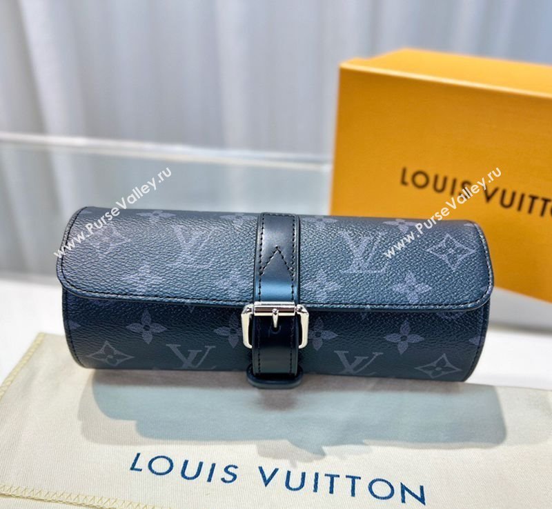 Louis Vuitton Watch Case 3 in Black Monogram 2 2025 M47530 (HY-250312023)