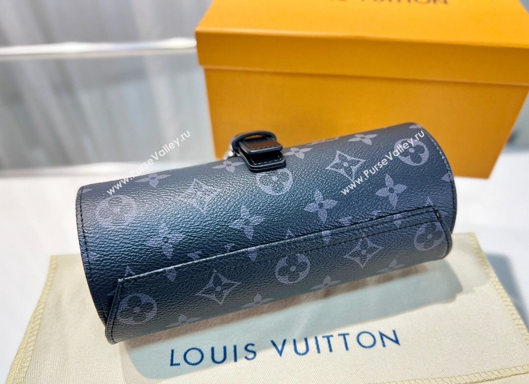 Louis Vuitton Watch Case 3 in Black Monogram 2 2025 M47530 (HY-250312023)