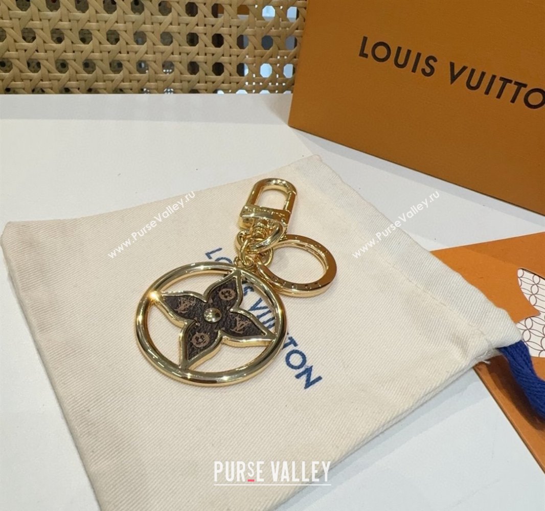 Louis Vuitton Puzzle Flower Monogram Chain Bag Charm Key Holder 2025 M012207 (shi-250312064)