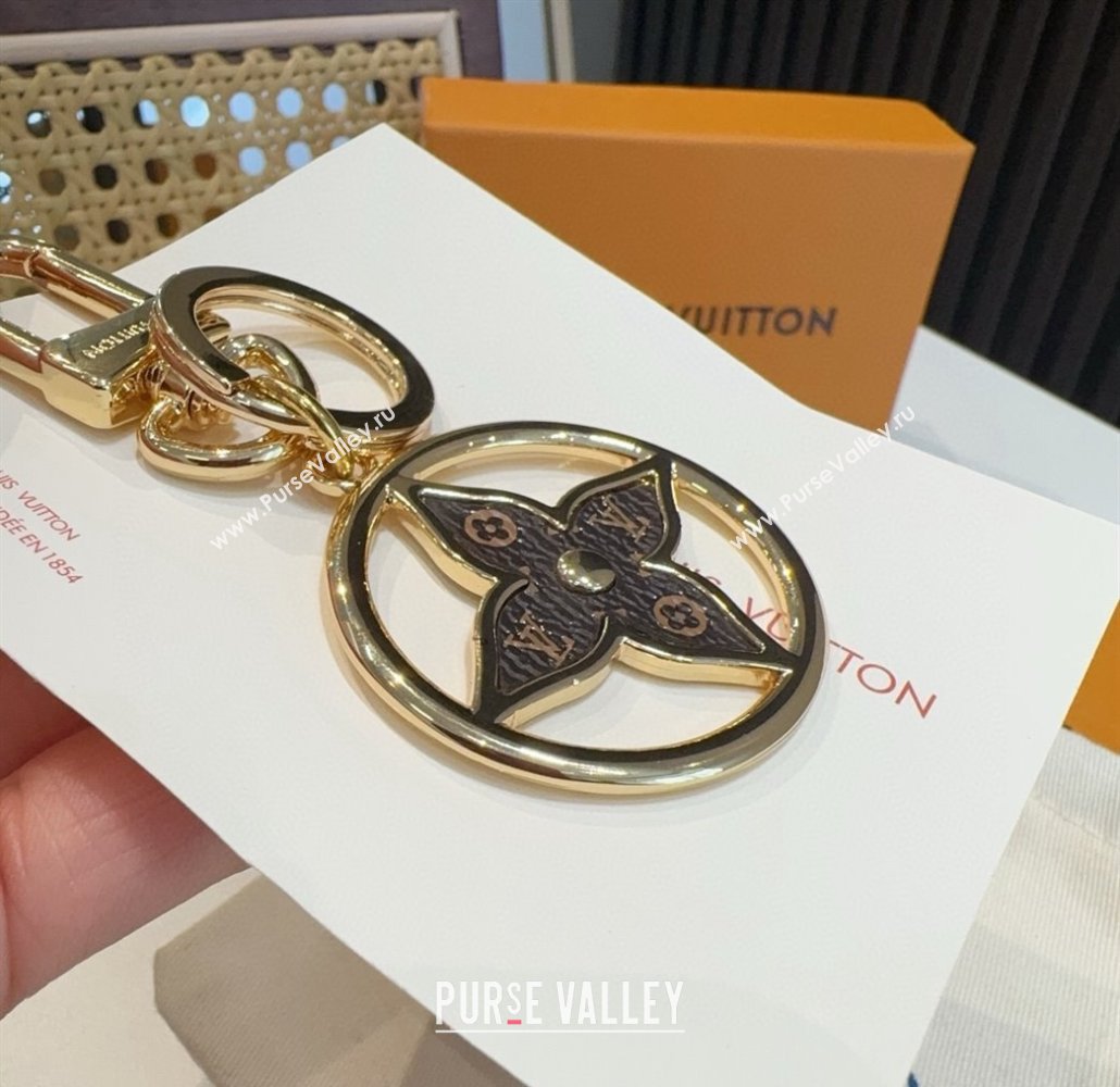 Louis Vuitton Puzzle Flower Monogram Chain Bag Charm Key Holder 2025 M012207 (shi-250312064)