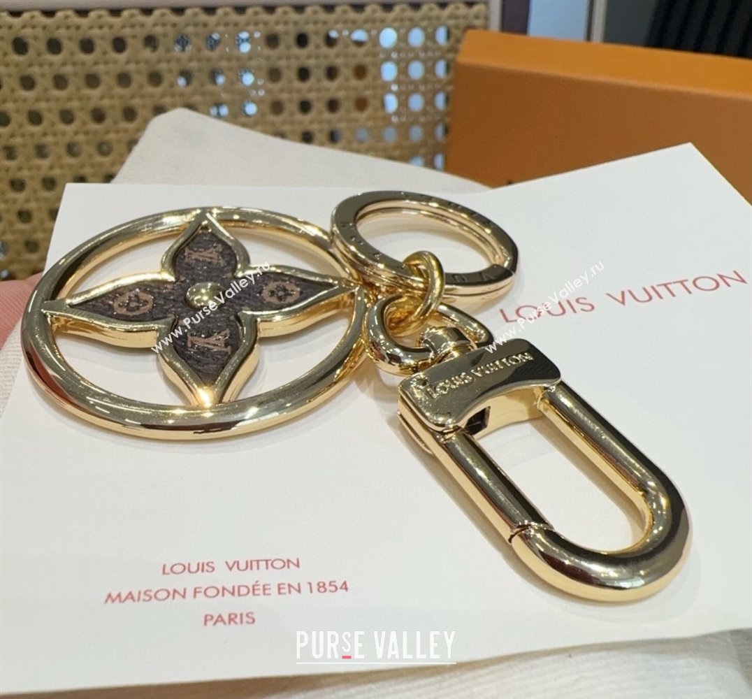 Louis Vuitton Puzzle Flower Monogram Chain Bag Charm Key Holder 2025 M012207 (shi-250312064)