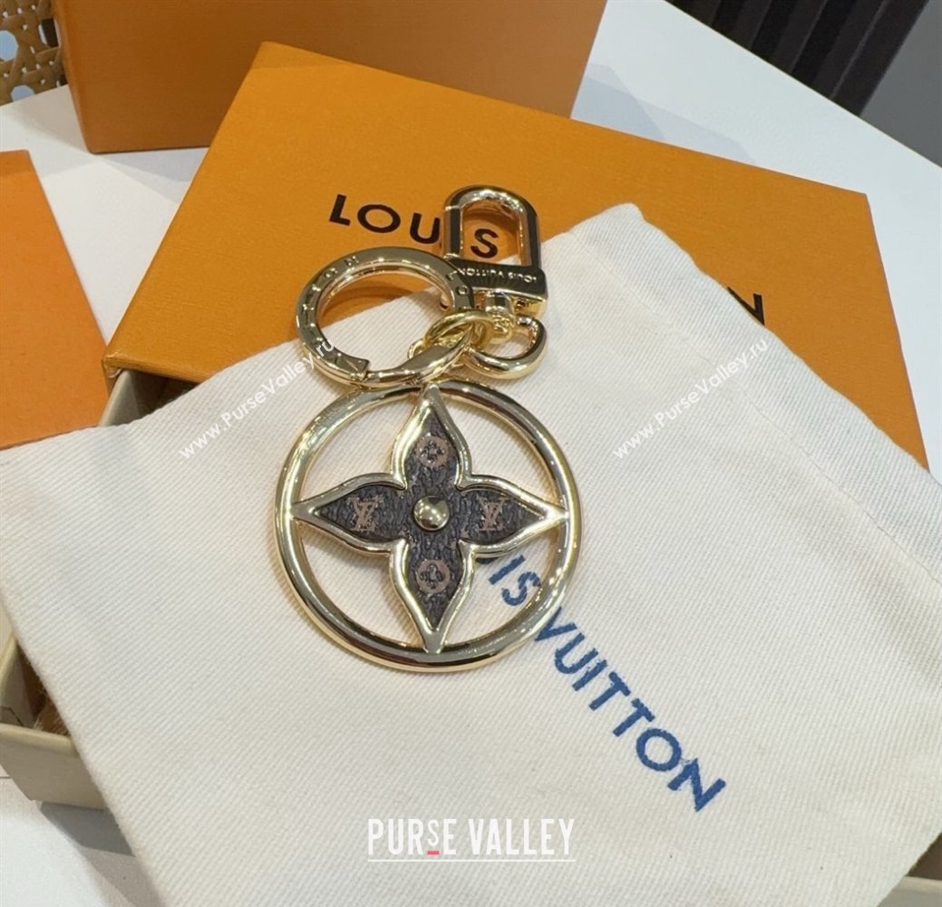 Louis Vuitton Puzzle Flower Monogram Chain Bag Charm Key Holder 2025 M012207 (shi-250312064)
