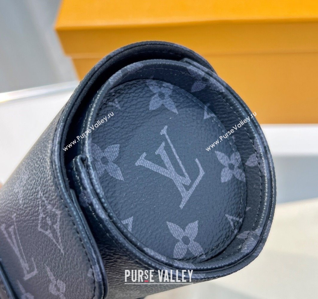 Louis Vuitton Watch Case 3 in Black Monogram 2 2025 M47530 (HY-250312023)