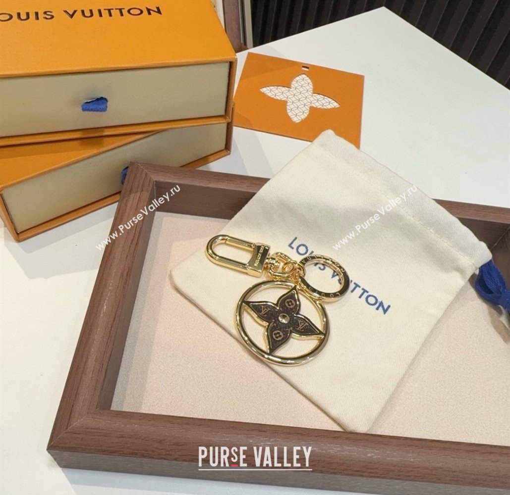 Louis Vuitton Puzzle Flower Monogram Chain Bag Charm Key Holder 2025 M012207 (shi-250312064)