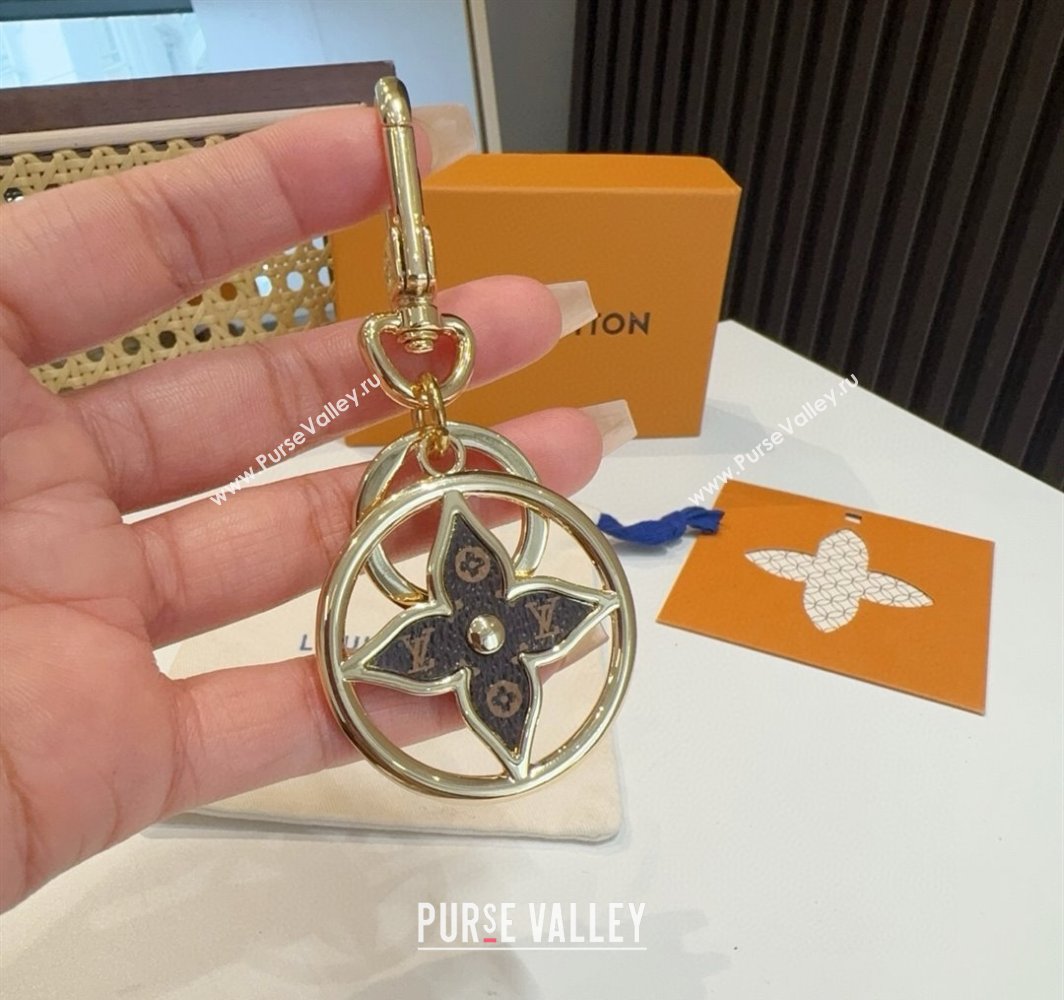 Louis Vuitton Puzzle Flower Monogram Chain Bag Charm Key Holder 2025 M012207 (shi-250312064)