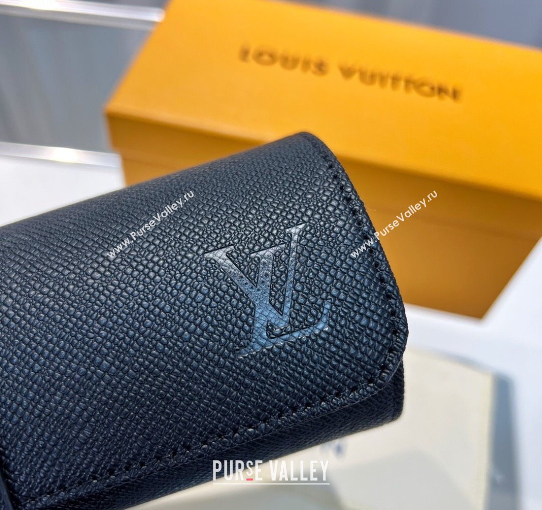 Louis Vuitton Watch Case 3 Black Saffiano 2025 M47530 (HY-250312025)