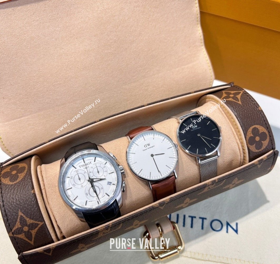 Louis Vuitton Watch Case 3 Classic Monogram 2025 M47530 (HY-250312026)