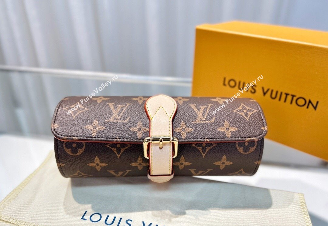 Louis Vuitton Watch Case 3 Classic Monogram 2025 M47530 (HY-250312026)