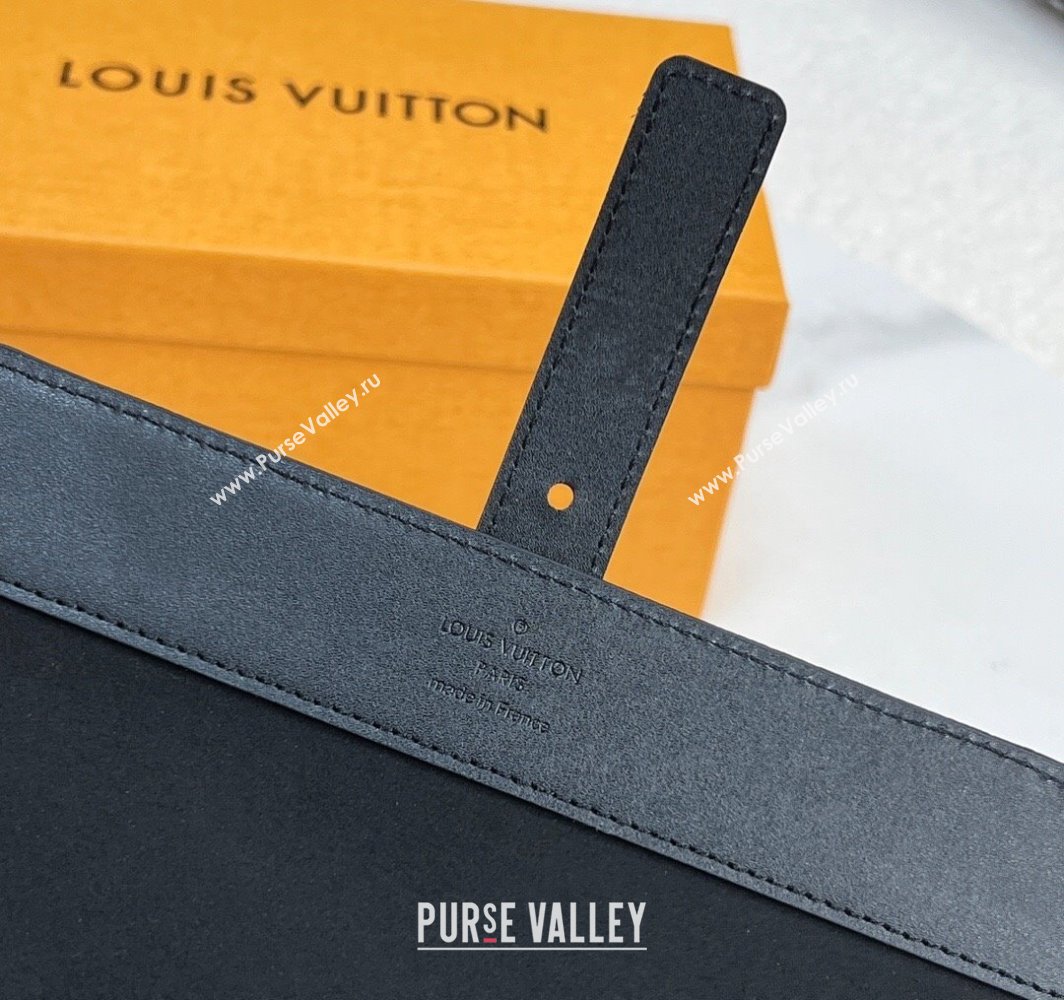 Louis Vuitton Watch Case 3 Black Monogram Grained 2025 M47530 (HY-250312027)