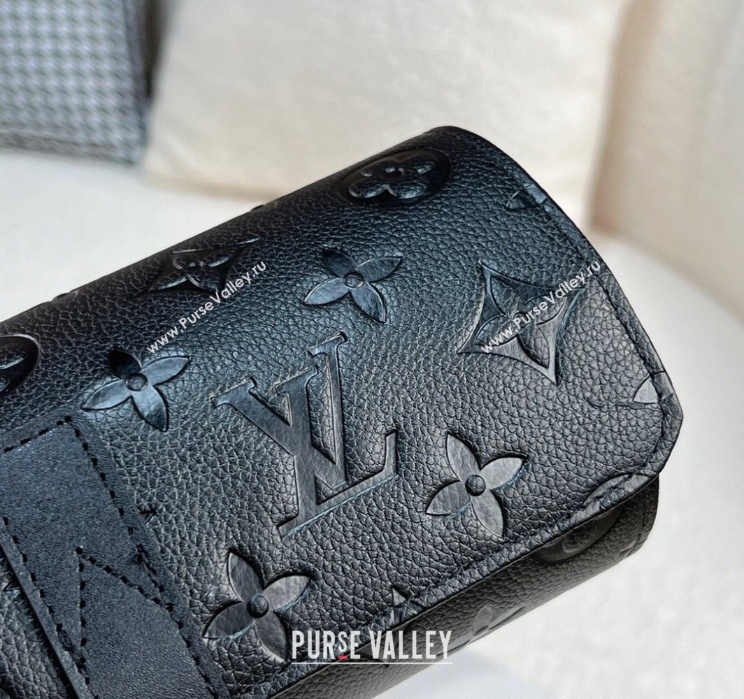 Louis Vuitton Watch Case 3 Black Monogram Grained 2025 M47530 (HY-250312027)