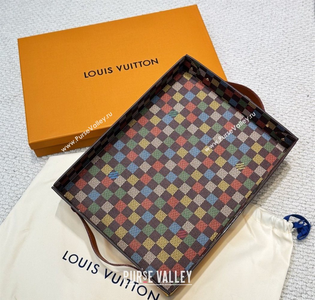 Louis Vuitton LV Vers Damier Tray Yellow 2025 GI1280 (HY-250616092)