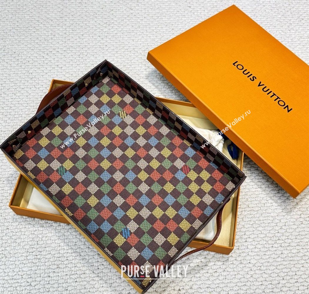 Louis Vuitton LV Vers Damier Tray Yellow 2025 GI1280 (HY-250616092)