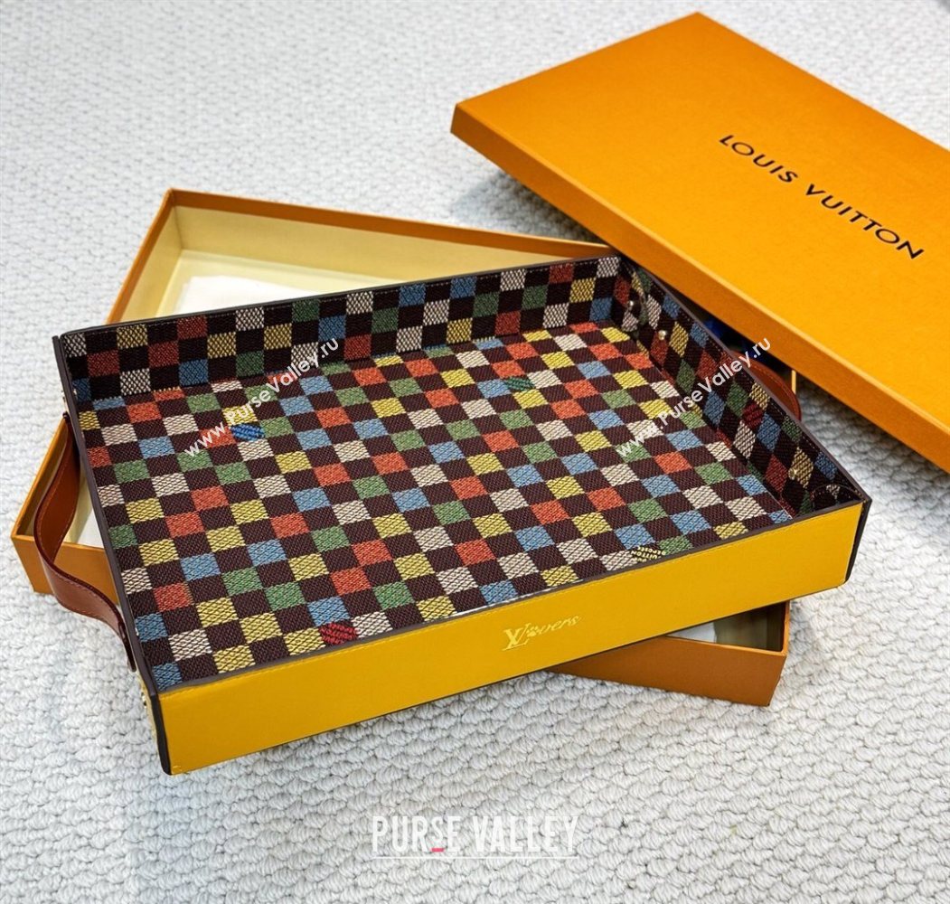 Louis Vuitton LV Vers Damier Tray Yellow 2025 GI1280 (HY-250616092)