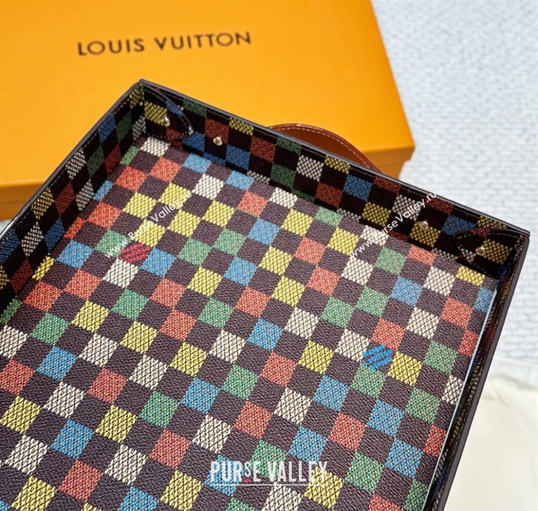 Louis Vuitton LV Vers Damier Tray Yellow 2025 GI1280 (HY-250616092)