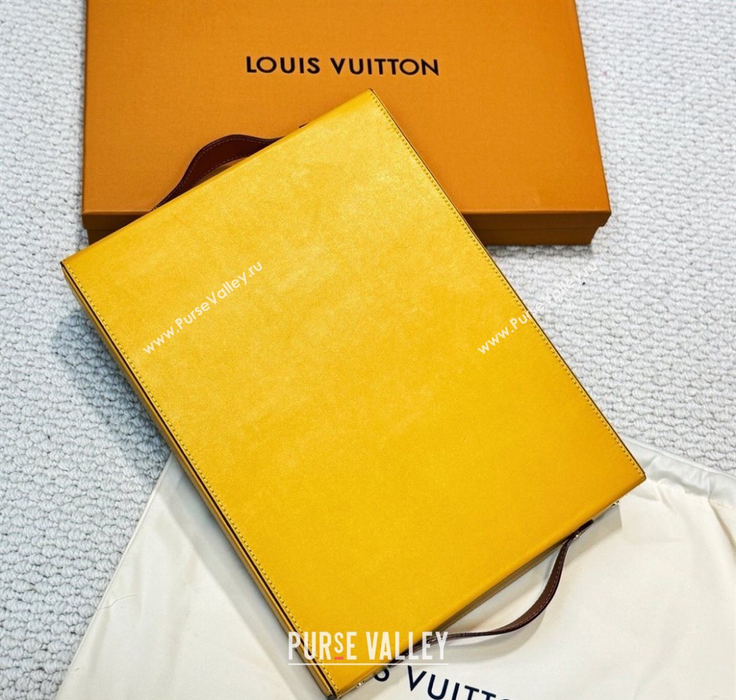 Louis Vuitton LV Vers Damier Tray Yellow 2025 GI1280 (HY-250616092)