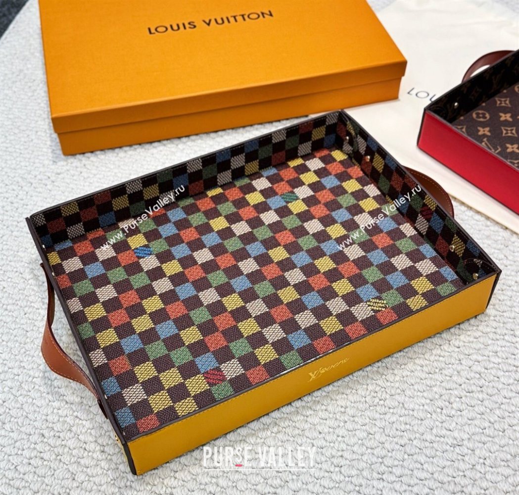 Louis Vuitton LV Vers Damier Tray Yellow 2025 GI1280 (HY-250616092)
