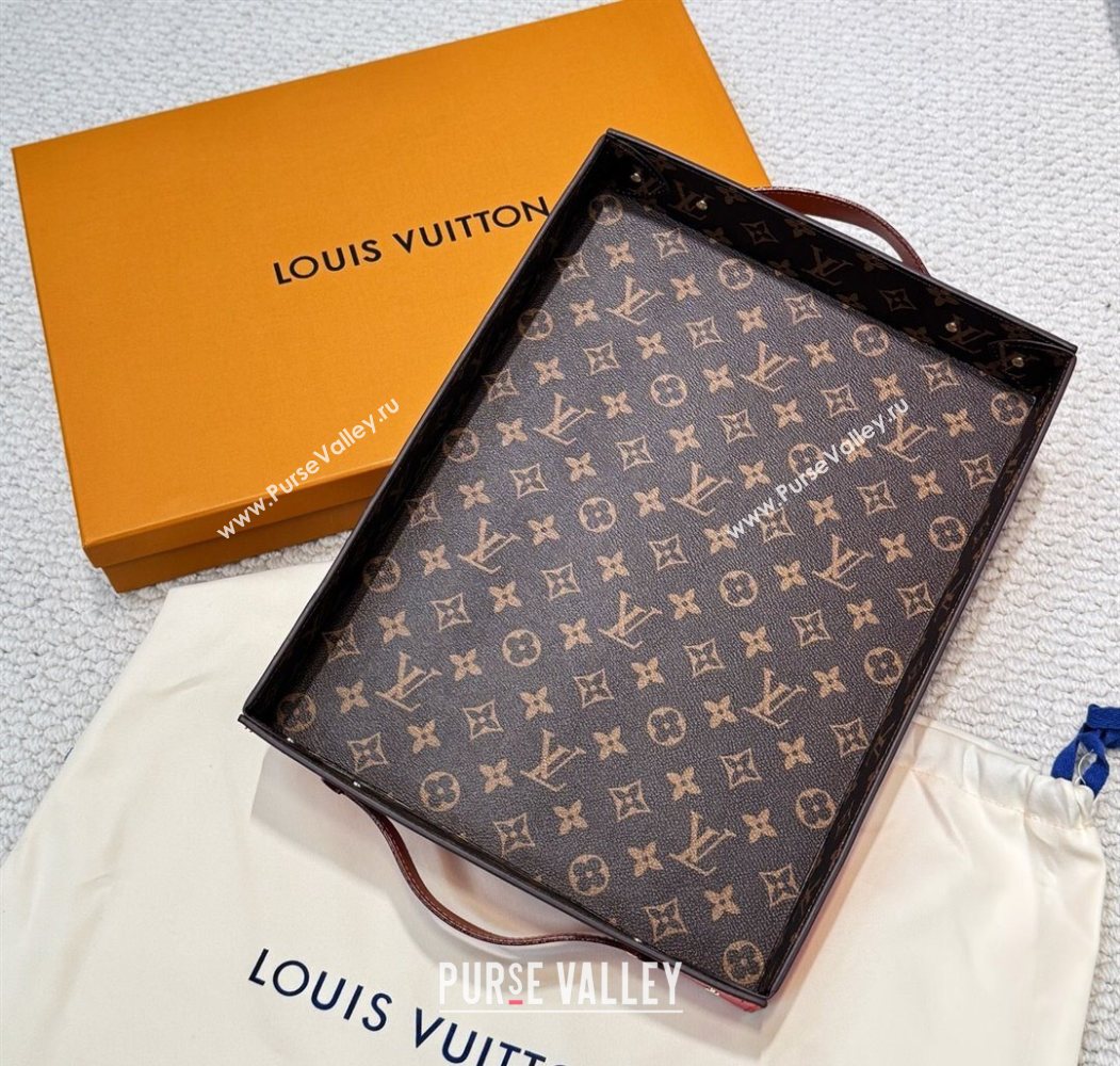 Louis Vuitton LV Vers Monogram Tray Red 2025 GI1280 (HY-250616093)