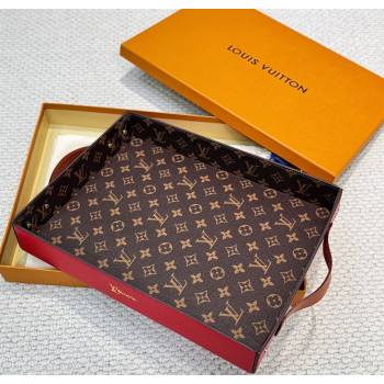 Louis Vuitton LV Vers Monogram Tray Red 2025 GI1280 (HY-250616093)